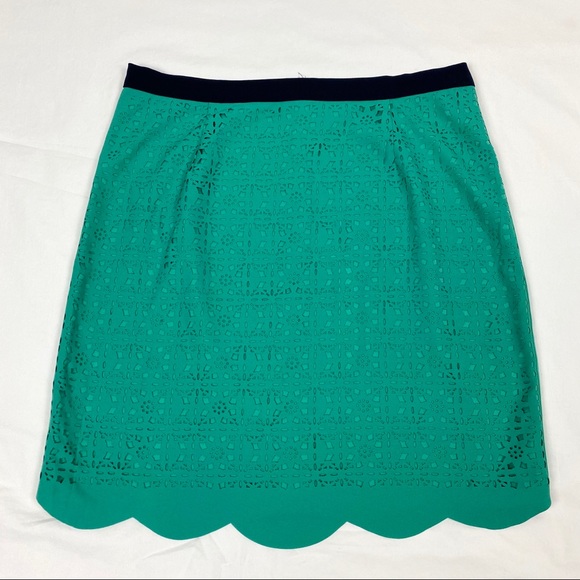 Pixley Dresses & Skirts - Pixley Stacey Scalloped Hem Cut Out Mini Skirt